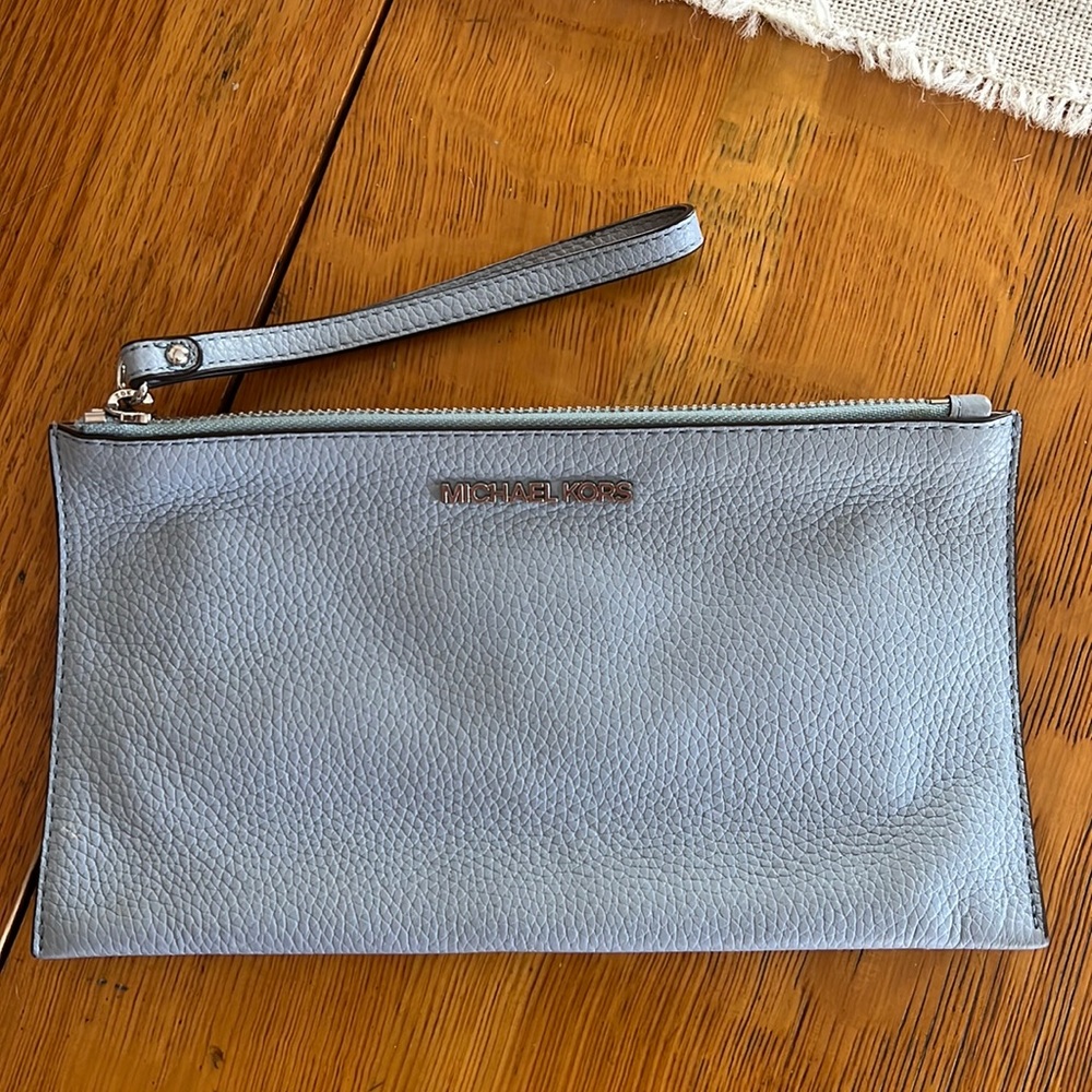Michael Kors Blue Wristlet